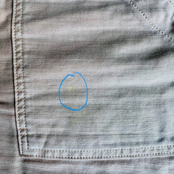 American Eagle Mid Rise Utility Pocket Shorts Light Pink Raw Frayed Hem Size 6 - Picture 10 of 13